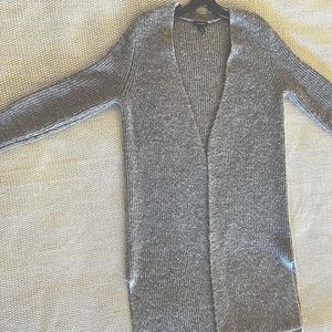 Halogen Long Gray Cardigan - XS